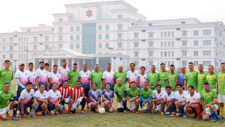मैत्रीपूर्ण फुटबलमा सेना विजयी
