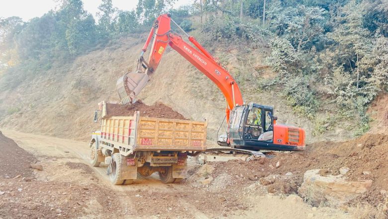 गुल्मीको तम्घास-रिडी सडक एक महिना बन्द हुने