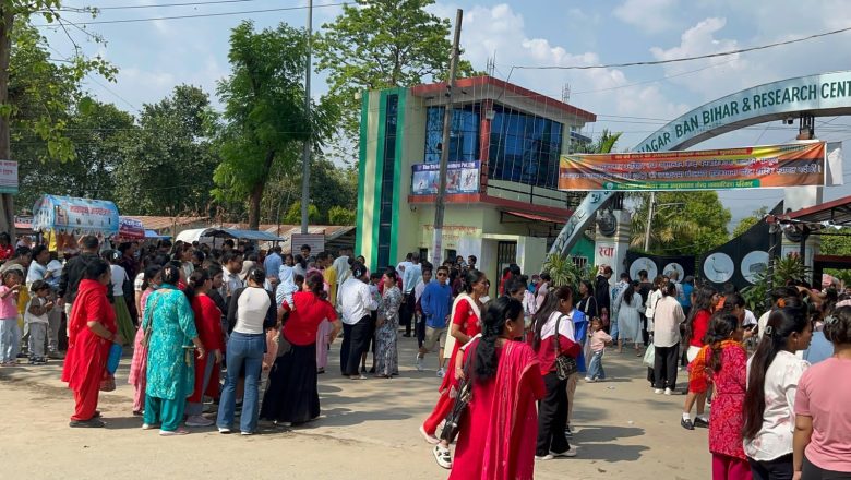 वनवाटिकामा आन्तरिक पर्यटकको घुइँचो