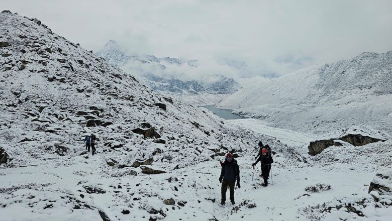 खुम्बु क्षेत्रमा भारी हिमपात