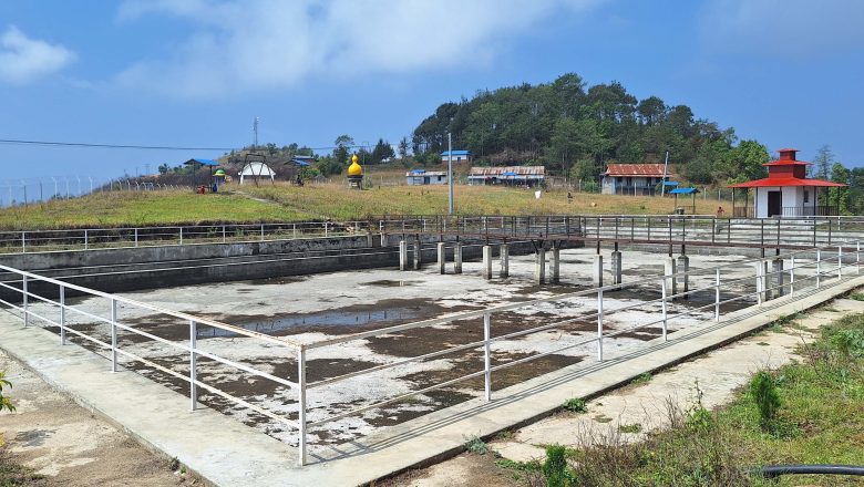 दुई करोड बढीमा स्तरोन्नति गरिएको प्राकृतिक पोखरी सुक्यो