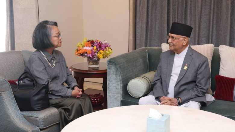 प्रधानमन्त्रीसँग राष्ट्रसङ्घका क्षेत्रीय कार्यकारी सचिवको भेट