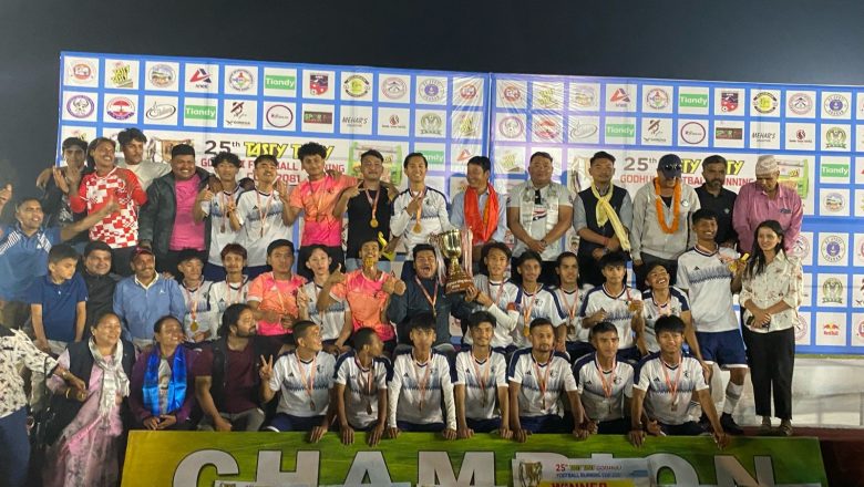 गोधुली रनिङ कपको उपाधि धरान–१४ लाई