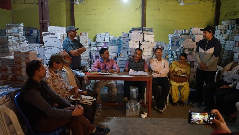 म्याग्दीमा शैक्षिक सत्र अगावै पुस्तक