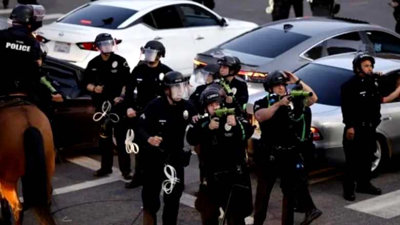 लस एन्जलसमा कर्फ्यू उल्लंघन गर्नेहरु धमाधम पक्राउ