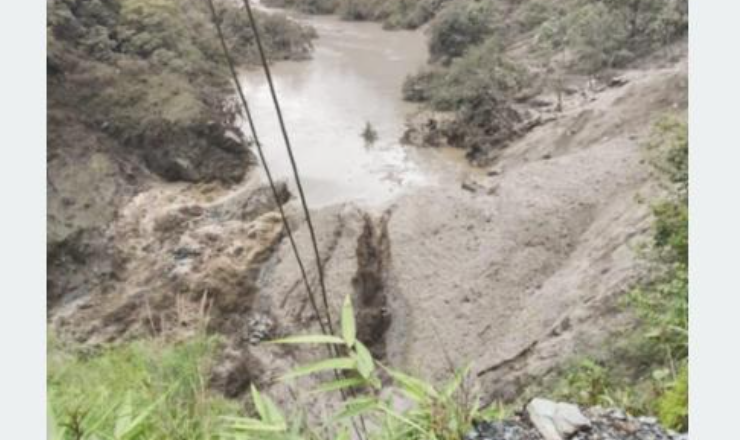 थुनिएको म्याग्दी नदी बग्न थाल्यो