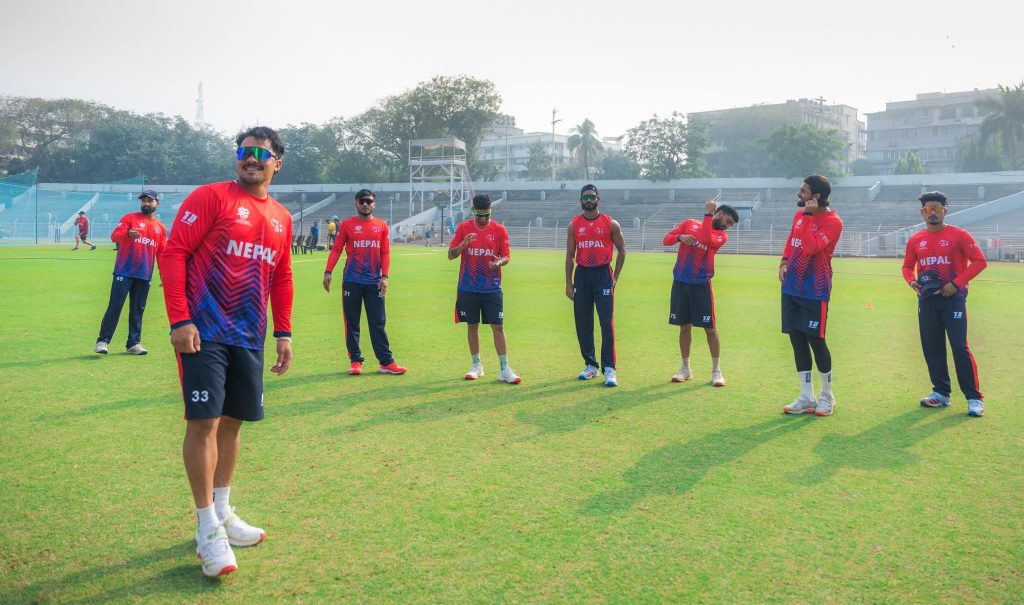 आइसीसी टि२० विश्वकपको  वार्मअप खेलमा आज नेपालले यूएई संग खेल्दै ।।